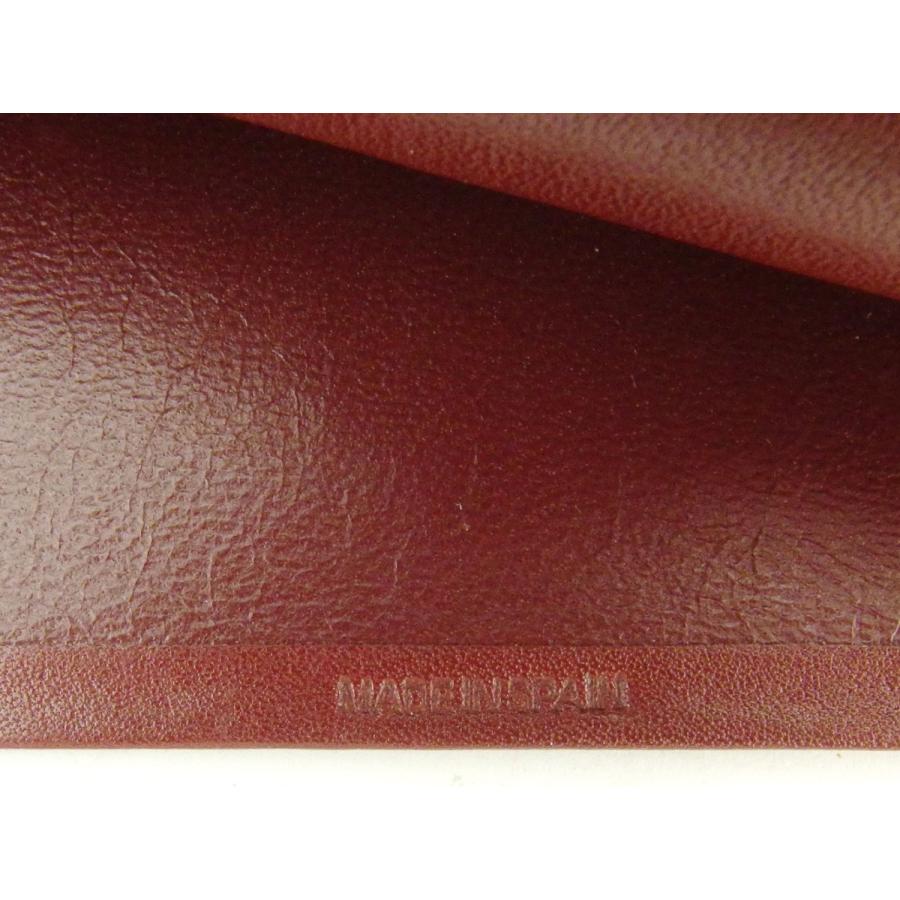 【GWタイムSALE★30％OFF】カルティエ 長札入れ 札入れ レディース メンズ マストライン ボルドー ゴールド 中古_8