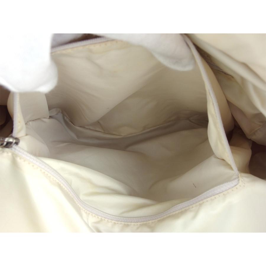 【GWタイムSALE★30％OFF】シャネル トートバッグ ショルダーバッグ レディース トートGM ニュートラベルライン ベージュ シルバー 中古_7