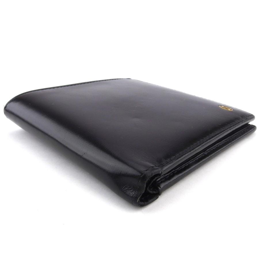 カルティエ　パシャ　二つ折り財布　ブラック　ケース付き　未使用に近い Cartier 【30％OFFクーポン】カルティエ 二つ折り 財布 ミニ財布