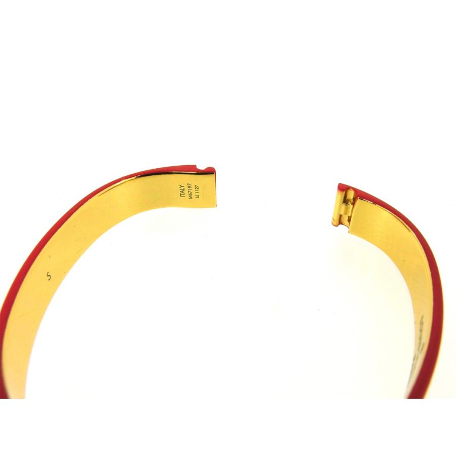 Louis Vuitton レッド ゴールド バングル LOUIS VUITTON 【30％OFFクーポン】ルイ ヴィトン バングル