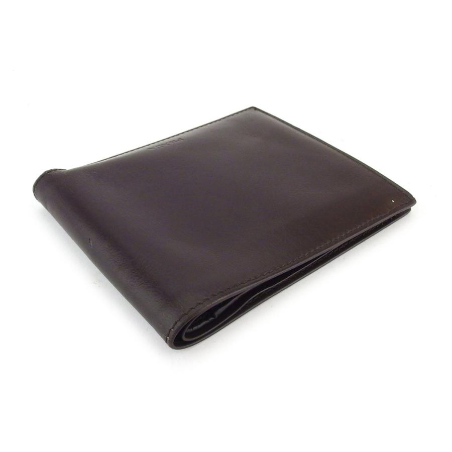 【GWタイムSALE★30％OFF】プラダ 二つ折り 札入れ ミニ財布 レディース メンズ ブラウン 中古_2