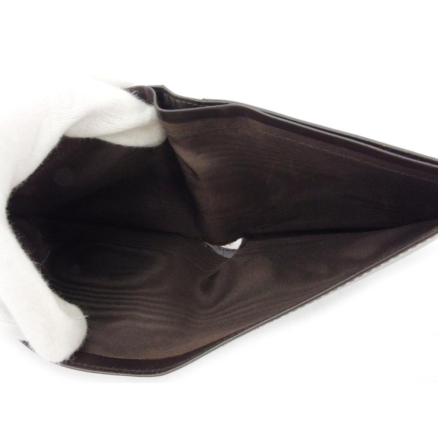 【GWタイムSALE★30％OFF】プラダ 二つ折り 札入れ ミニ財布 レディース メンズ ブラウン 中古_5