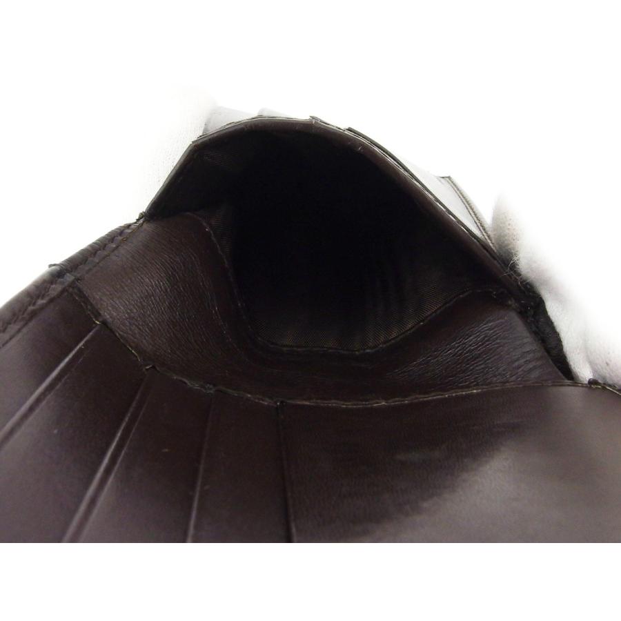 【GWタイムSALE★30％OFF】プラダ 二つ折り 札入れ ミニ財布 レディース メンズ ブラウン 中古_7