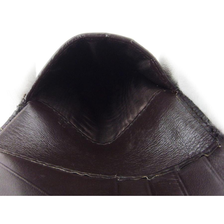 【GWタイムSALE★30％OFF】プラダ 二つ折り 札入れ ミニ財布 レディース メンズ ブラウン 中古_8