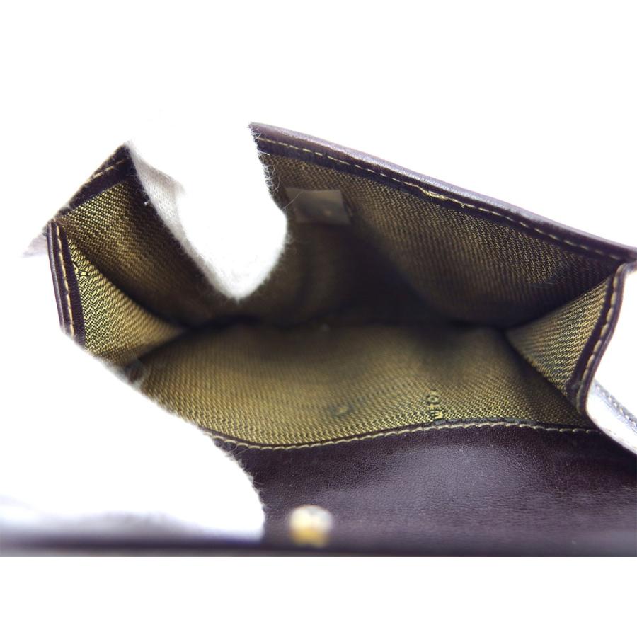 【GWタイムSALE★30％OFF】フェンディ Wホック 財布 二つ折り ミニ財布 レディース メンズ ズッカ ブラウン ブラック ベージュ 中古_5