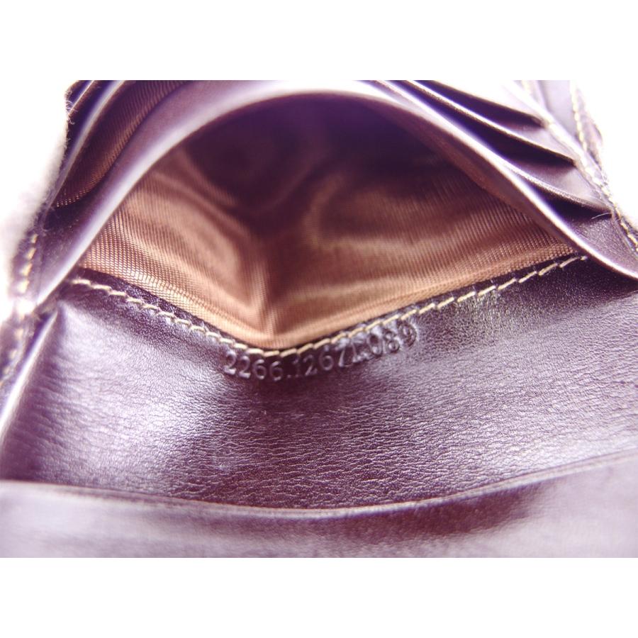 【GWタイムSALE★30％OFF】フェンディ Wホック 財布 二つ折り ミニ財布 レディース メンズ ズッカ ブラウン ブラック ベージュ 中古_8