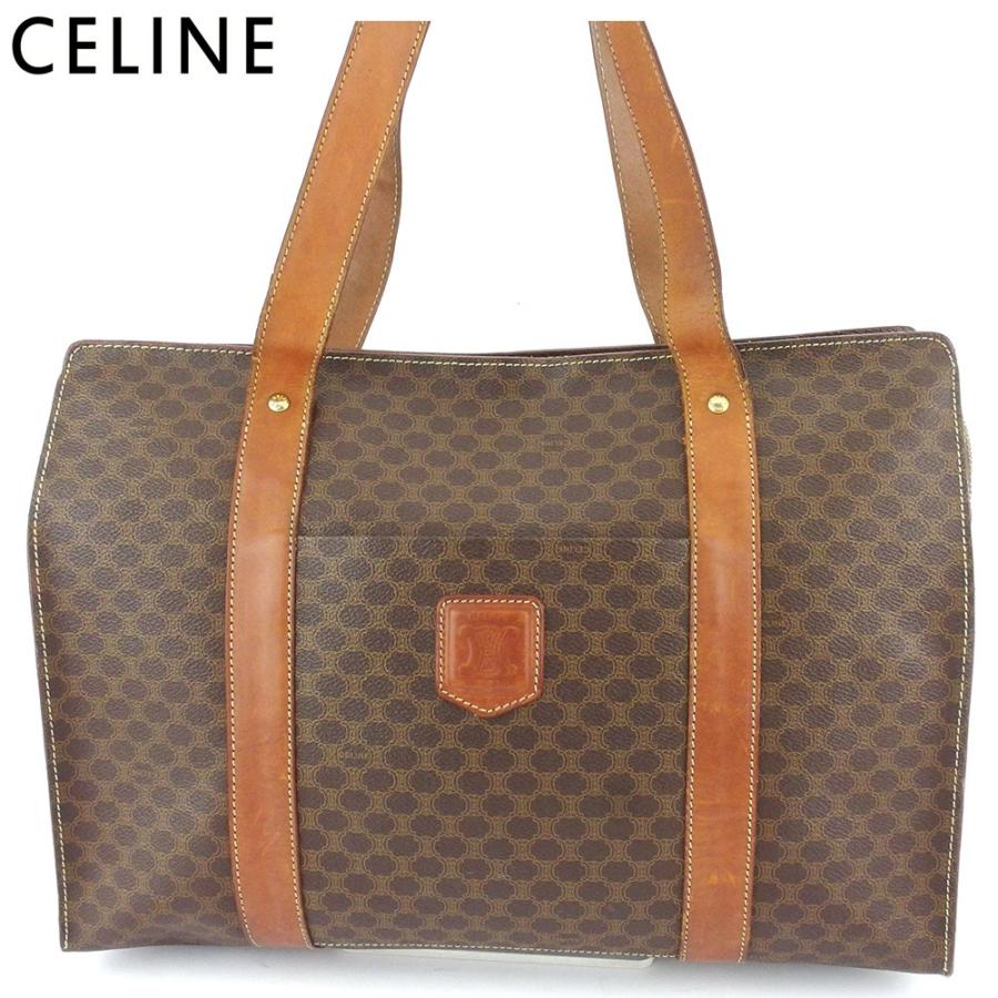 セリーヌ トートバッグ トート ショルダーバッグ レディース メンズ マカダム Celine 中古 T ブランドデポtokyo 通販 Yahoo ショッピング