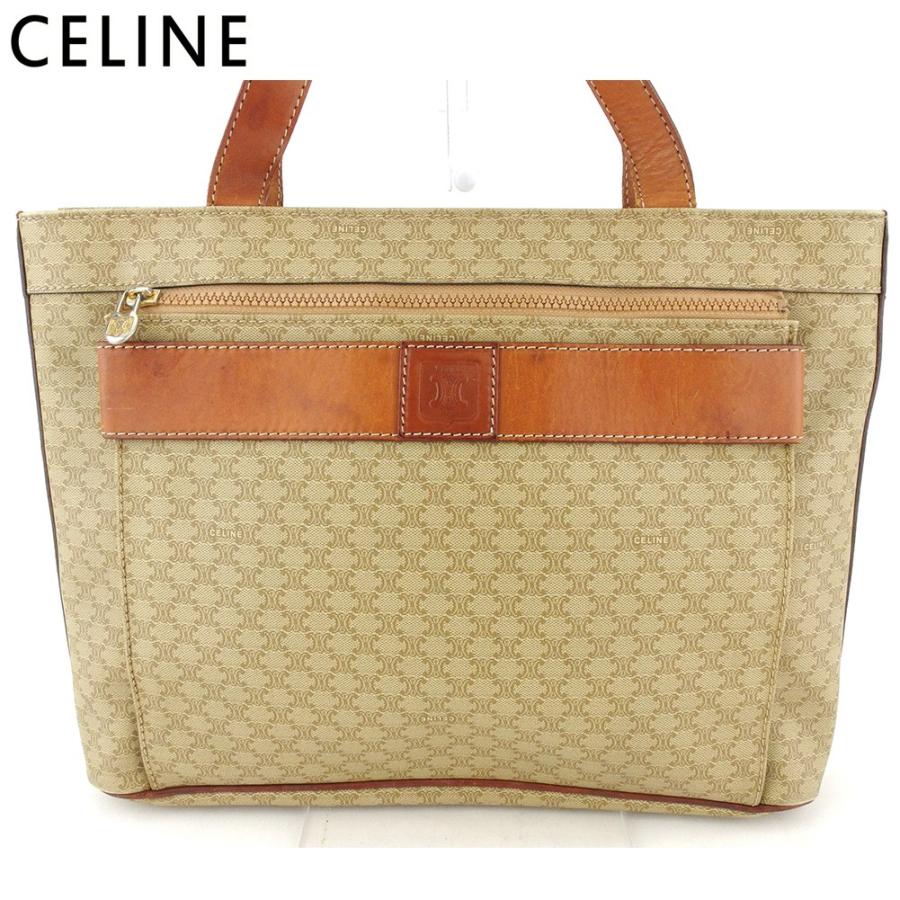 セリーヌ トートバッグ トート ショルダーバッグ レディース メンズ マカダム Celine 中古 T108 ブランドデポtokyo 通販 Yahoo ショッピング