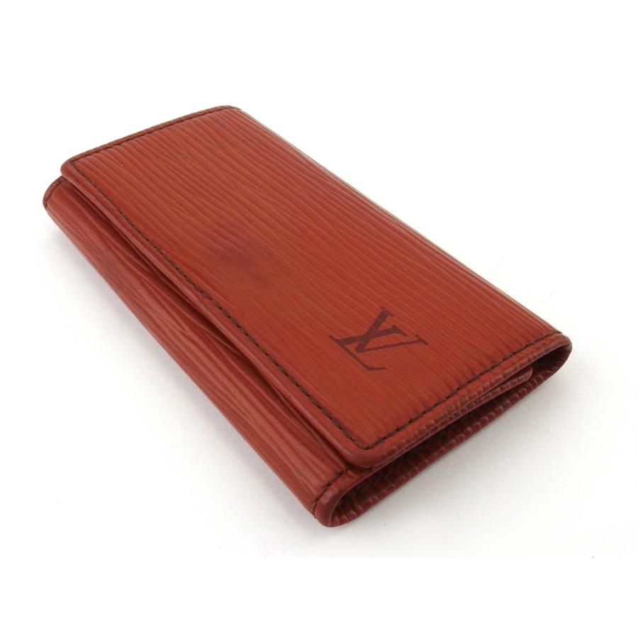 【週末タイムSALE★30％OFF】ルイ ヴィトン キーケース 4連キーケース レディース メンズ ミュルティクレ4 エピ ブラウン ゴールド 中古_3