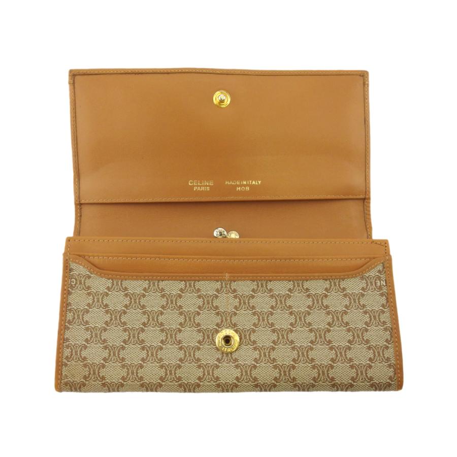 【GWタイムSALE★30％OFF】ディオール 長札入れ 札入れ レディース メンズ オールドディオール ハニカム ベージュ ブラウン 中古_4