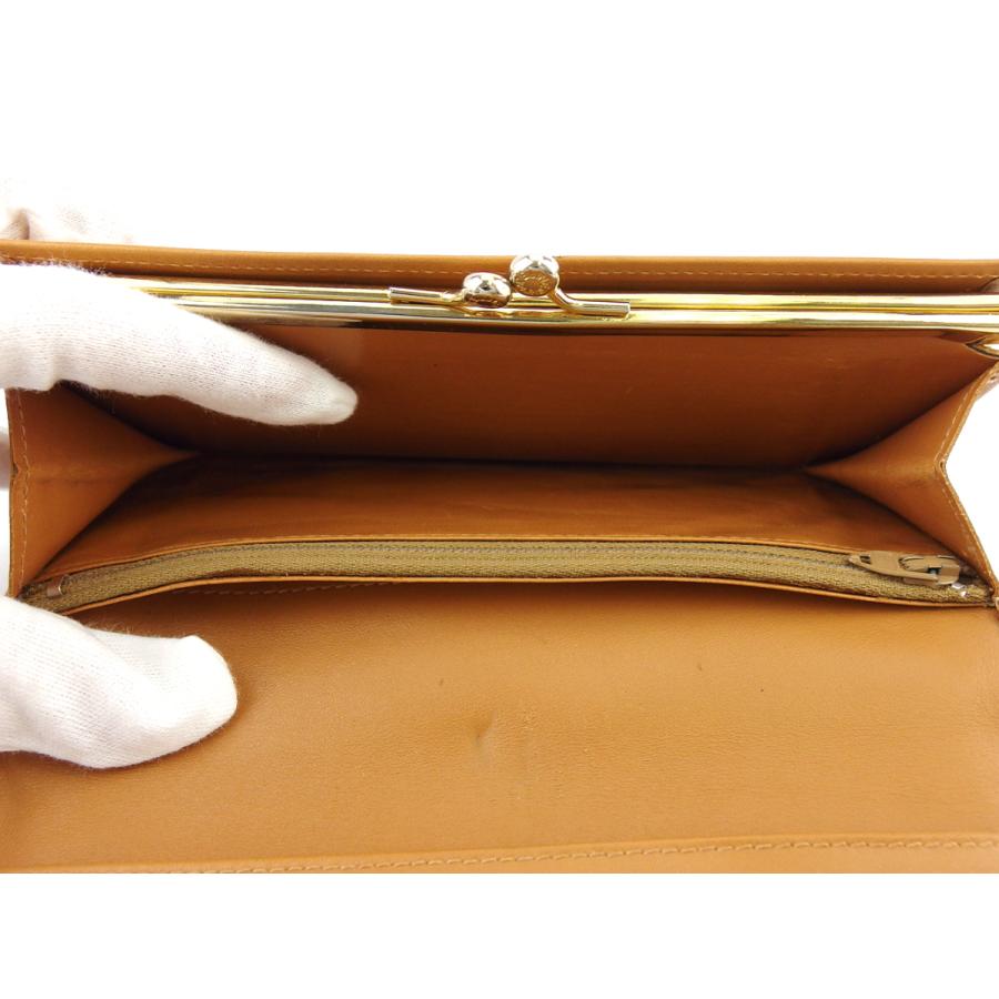 【GWタイムSALE★30％OFF】ディオール 長札入れ 札入れ レディース メンズ オールドディオール ハニカム ベージュ ブラウン 中古_6