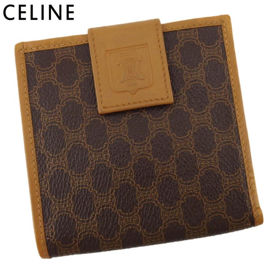 CELINE（セリーヌ） 【30％OFFクーポン】セリーヌ 二つ折り 財布 ミニ