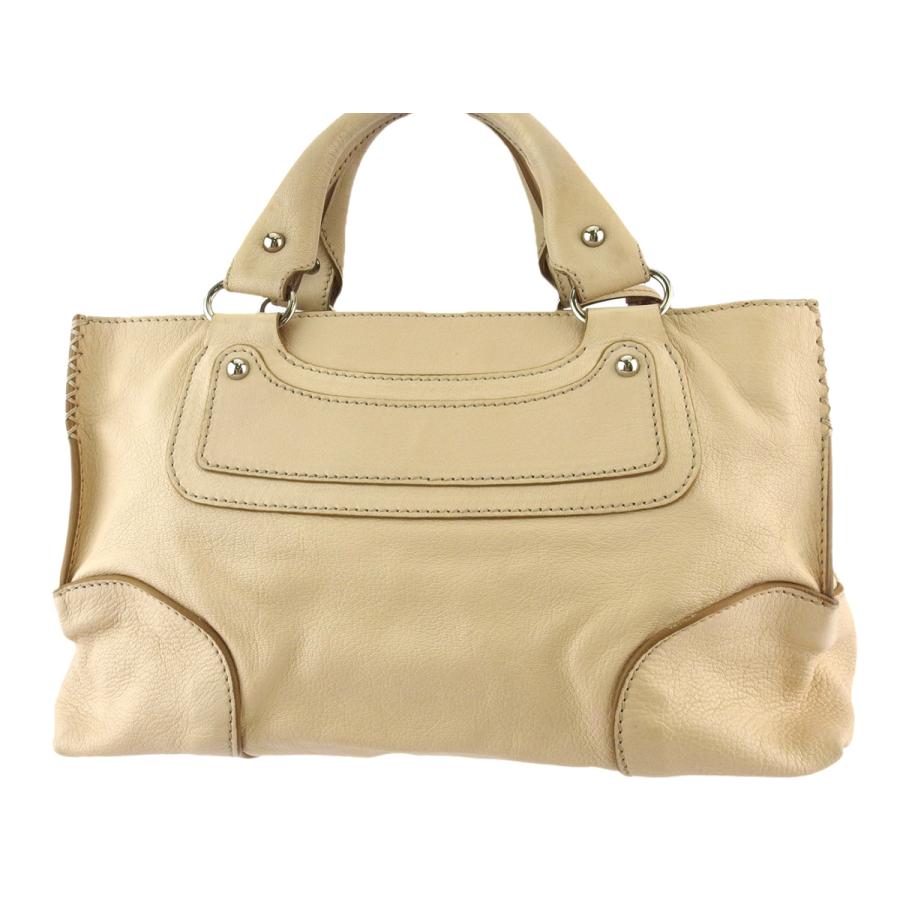【BIGお買い物ラリー★30%OFFセール中】セリーヌ CELINE トートバッグブギーバッグ ベージュ シルバー レディース 中古 CELINE（セリーヌ） 【年末ラストセール☆30%OFF】セリーヌ トート