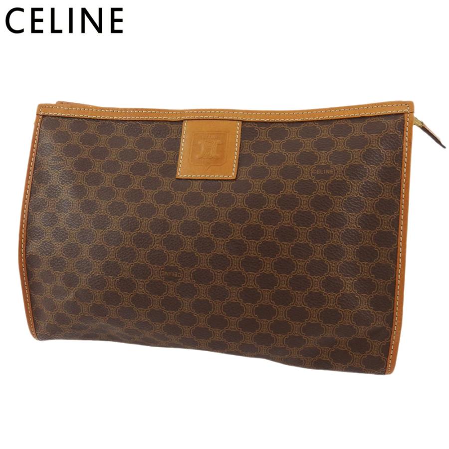 セリーヌ CELINE ヴィンテージ マカダム柄 クラッチバッグ セカンド