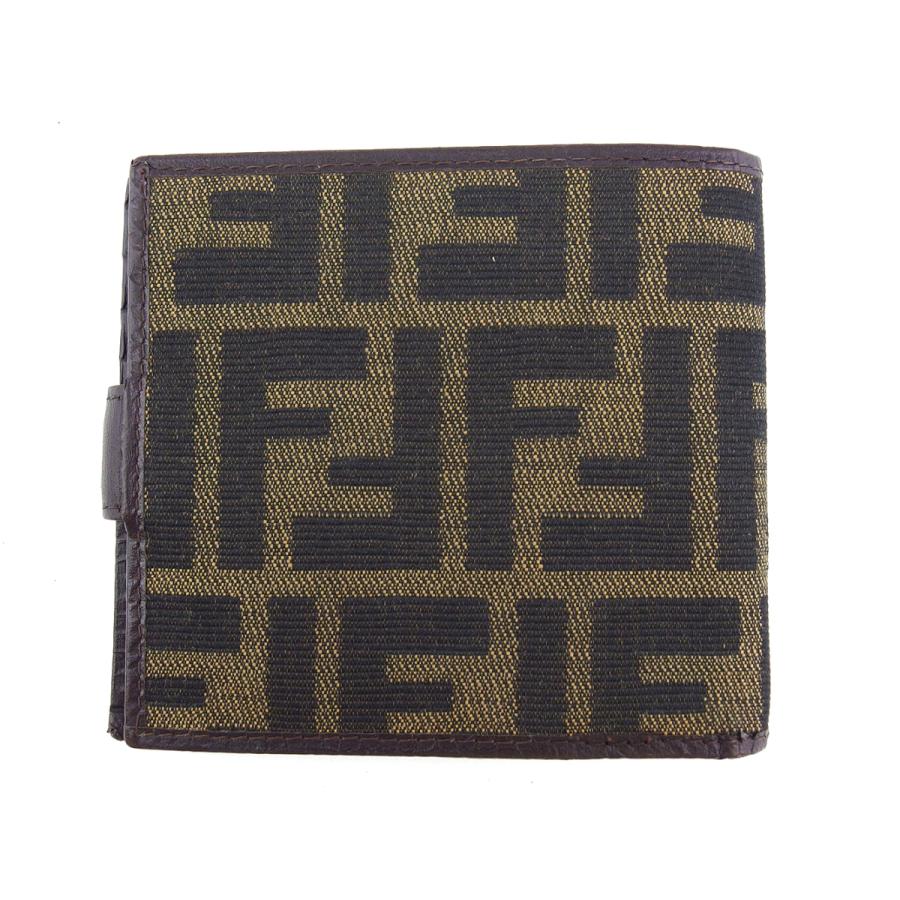 FENDI フェンディ 二つ折り 財布 ミニ財布 レディース メンズ ズッカ  
