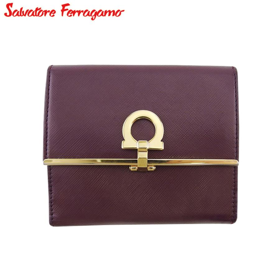 サルヴァトーレ フェラガモ Wホック 財布 二つ折り ミニ財布 レディース メンズ ガンチーニ Salvatore Ferragamo 中古 :T19372:ブランドデポTOKYO - 通販 - Yahoo!ショッピング サルヴァトーレ フェラガモ Wホック 財布 二つ折り ミニ財布 レディース メンズ ガンチーニ Salvatore Ferragamo 中古 :T19372:ブランドデポTOKYO - 通販 - Yahoo!ショッピング