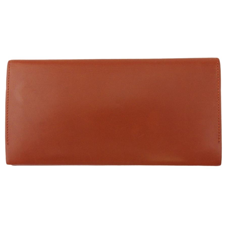 【GWタイムSALE★30％OFF】サンローラン 長札入れ 札入れ レディース メンズ YSLロゴ ブラウン 中古_1