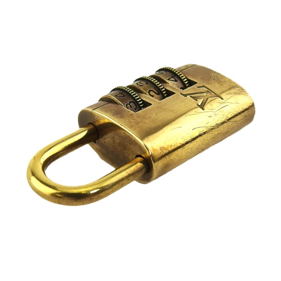 【GWタイムSALE★30％OFF】ルイ ヴィトン カデナ 南京錠 レディース メンズ ダイヤル式 パドロック ゴールド 中古_3