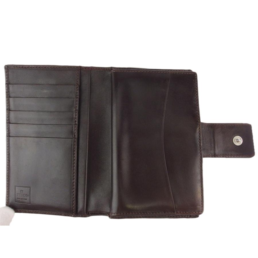 新品未使用箱付き◇FENDI フェンディ ズッカ柄 ケース 財布 がま口 美品✨ FENDI フェンディ 折り財布 がま口 ズッカ柄 ブラウン 【公式通販】