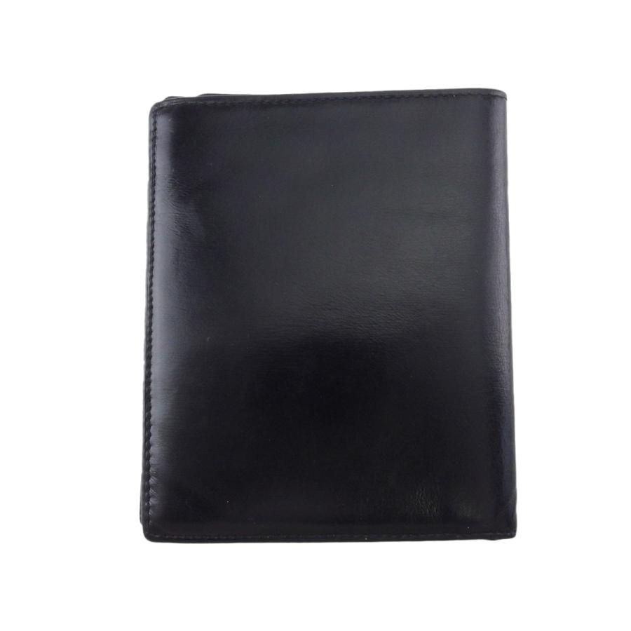 【GWタイムSALE★30％OFF】グッチ 二つ折り 札入れ メンズ Gマーク ブラック 中古_1