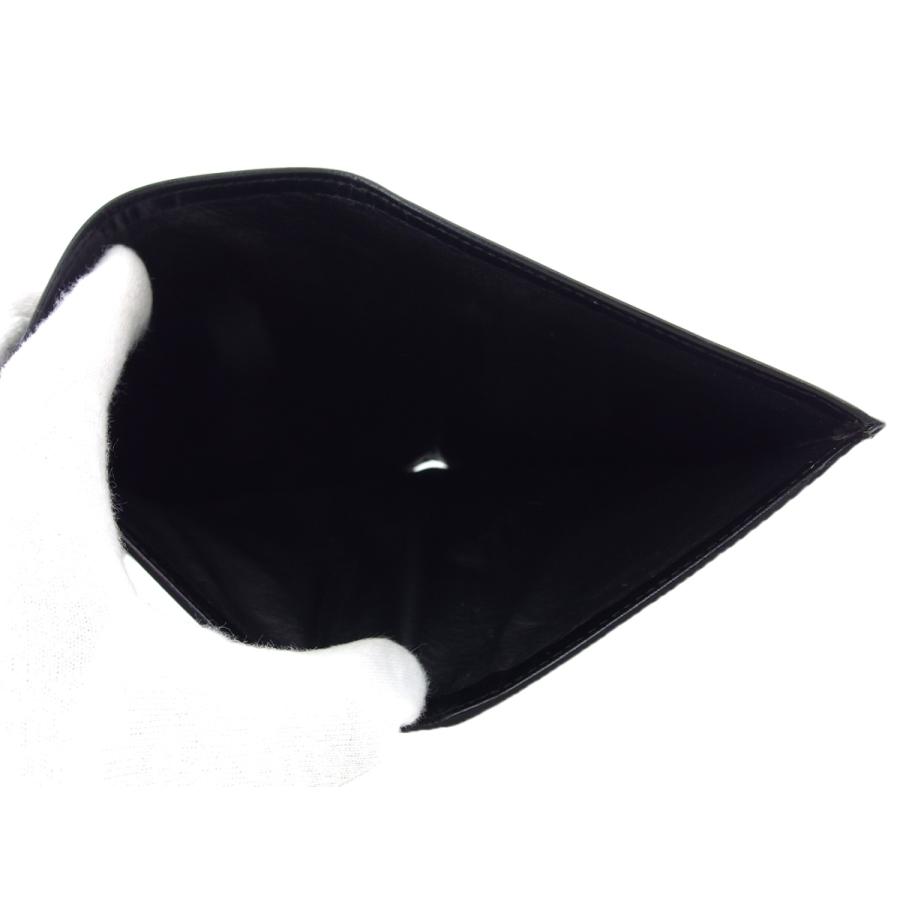 【GWタイムSALE★30％OFF】グッチ 二つ折り 札入れ メンズ Gマーク ブラック 中古_4