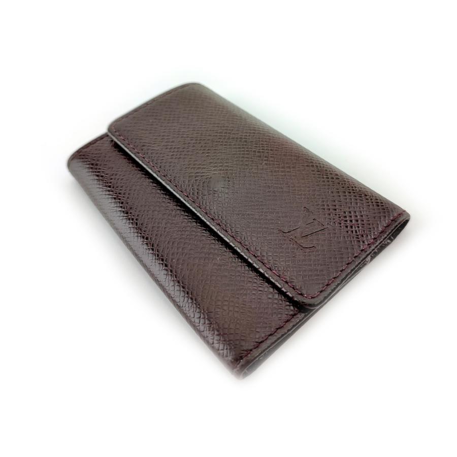 【週末タイムセール★30％OFF】ルイ ヴィトン キーケース 6連キーケース メンズ ミュルティクレ6 タイガ ブラウン パープル ゴールド 中古_3