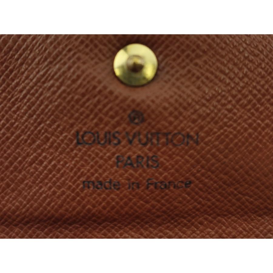 【週末タイムセール★30％OFF】ルイ ヴィトン キーケース 4連キーケース レディース メンズ ミュルティクレ4 モノグラム ブラウン ベージュ ゴールド 中古_5