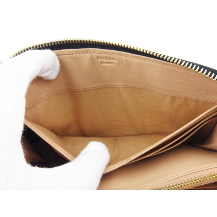 PRADA プラダ 長財布 ラウンドファスナー 財布 レディース ロゴ PRADA プラダ 長財布 ラウンドファスナー 財布 レディース ロゴ