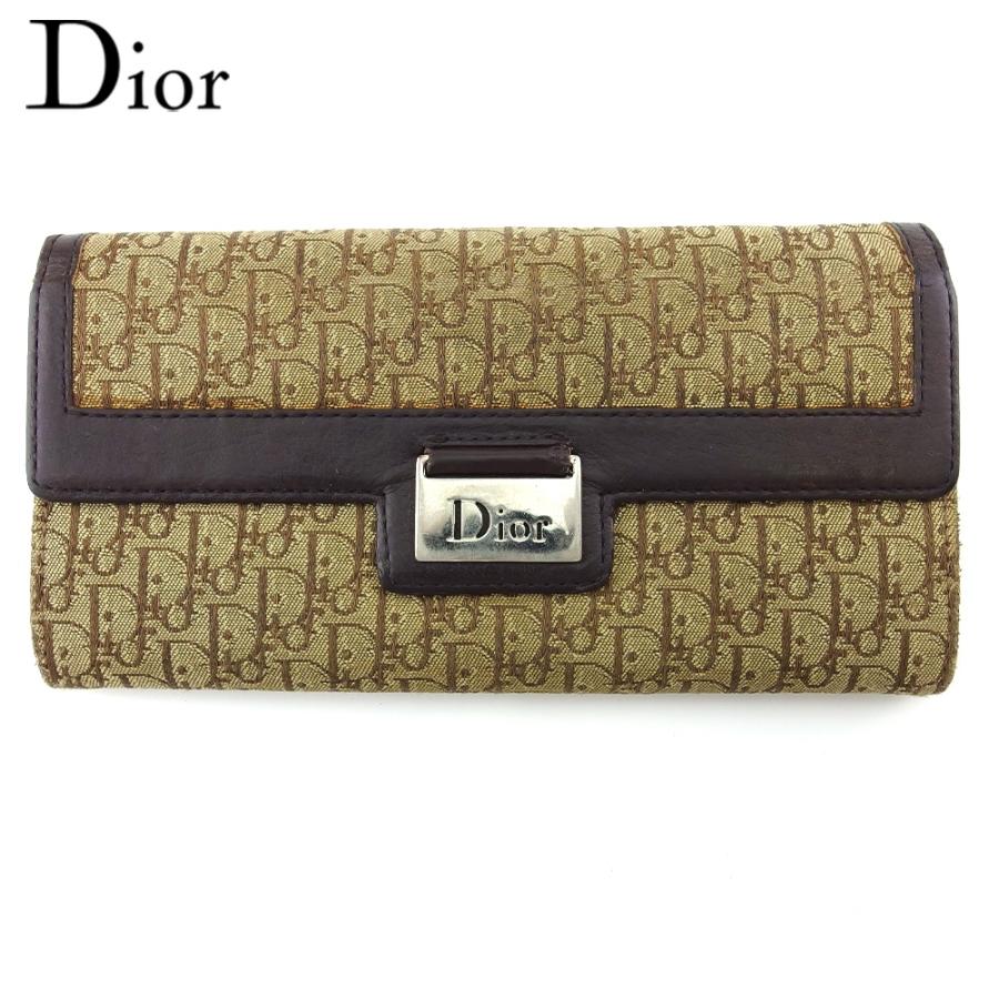 ディオール 長財布 ファスナー付き 財布 ディオール レディース 財布 メンズ 中古 T412 Dior Dior ブランドデポ