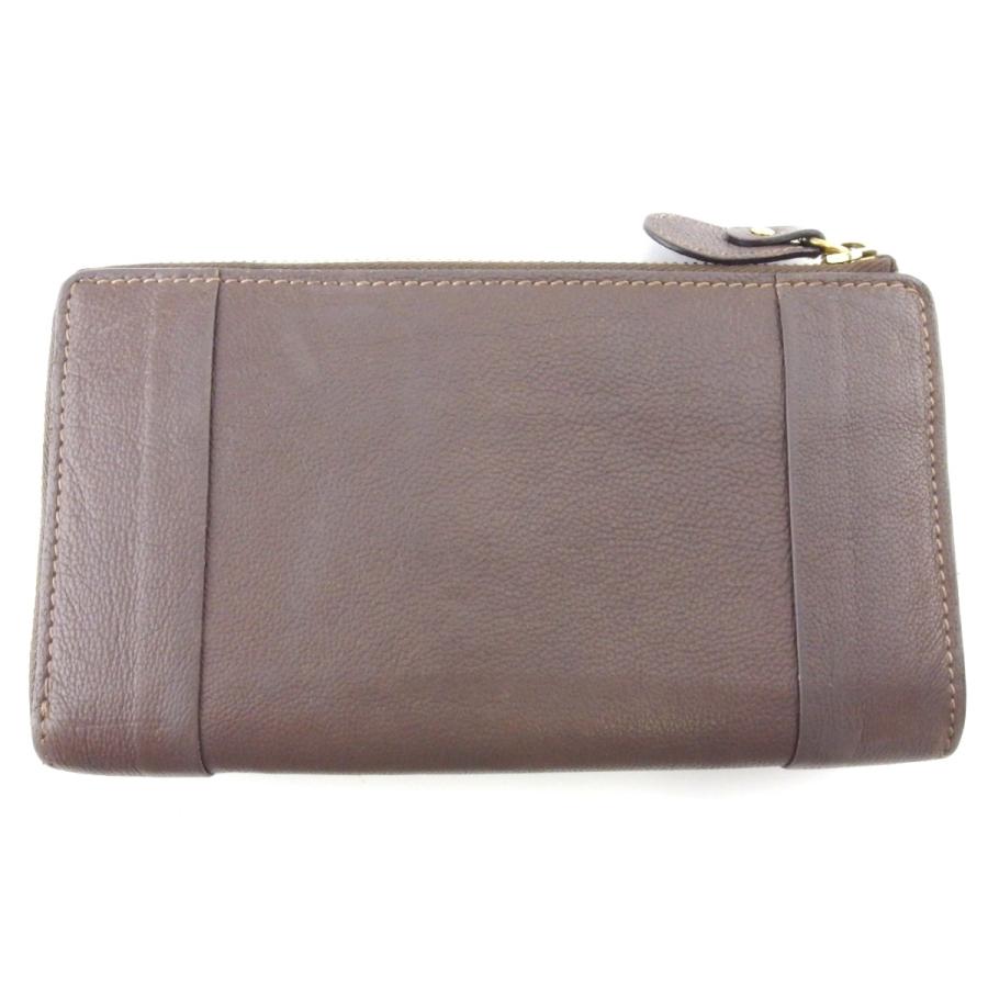 美品☆Chloe クロエ 長財布 L字ファスナー ラウンドウォレット