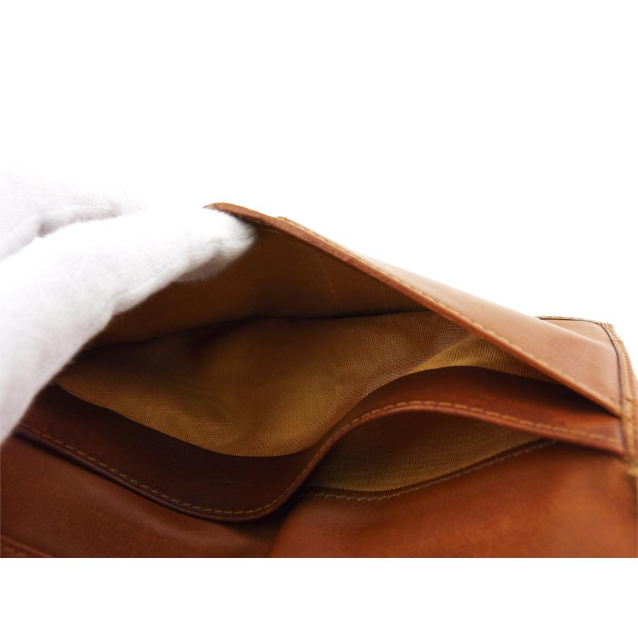 オールドグッチ GUCCI Wホック ブラウン オールレザー 革 長財布 茶色 GUCCI（グッチ） 【週末タイムセール☆30％OFF】グッチ 長財布 Wホック