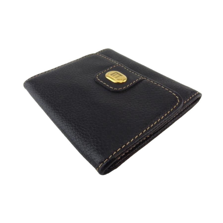 未使用品】dunhillダンヒル コインケース レザー ロゴプレート小銭