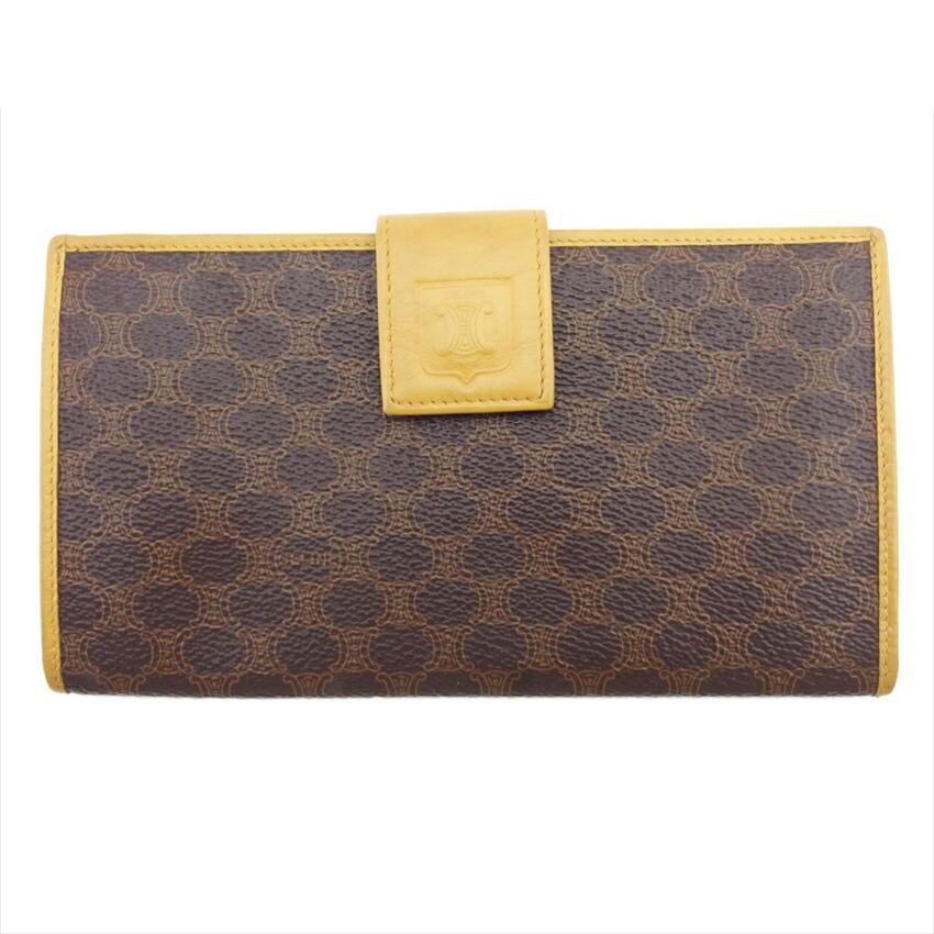 22 S 超美品　セリーヌ　CELINE　長財布　マカダム tnk-21398.jpg