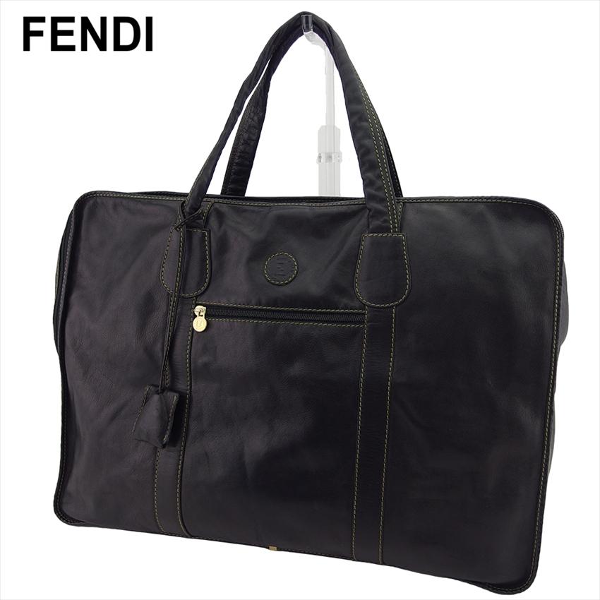 FENDI フェンディーFF ボストンバックブラック袋付き