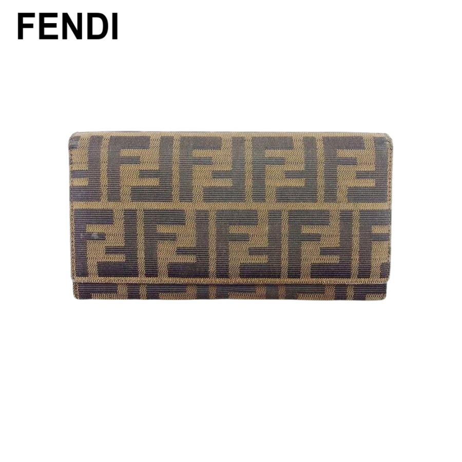 FENDI フェンディ 長財布 ファスナー付き 財布 レディース