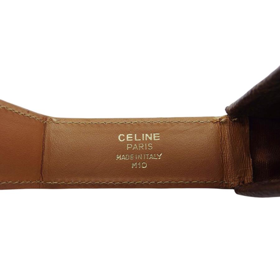 セリーヌ アクセサリーポーチ シガレットケース メンズ可 マカダム CELINE 中古｜branddepot-tokyo｜07