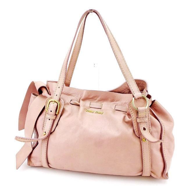 miu ミュウミュウ トートバッグ トート ショルダーバッグ レディース 