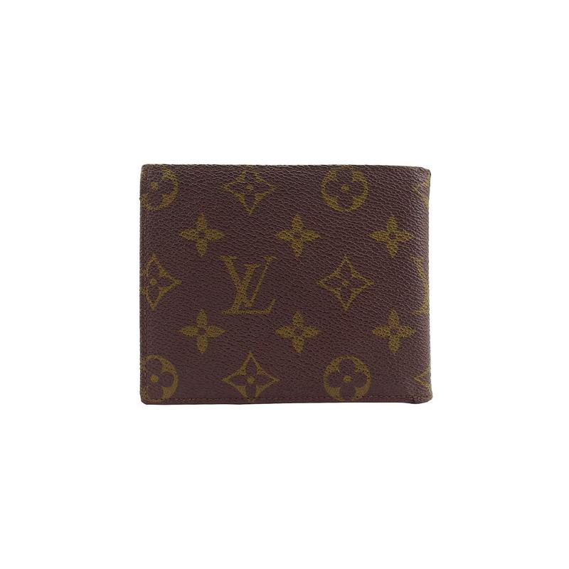 【週末タイムSALE★30％OFF】ルイ ヴィトン 二つ折り 財布 ミニ財布 レディース メンズ ヴィンテージ モノグラム LOUIS VUITTON 中古_1