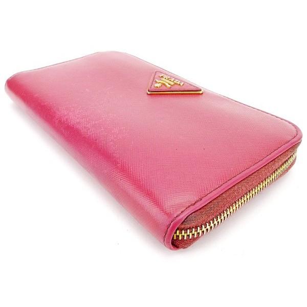 プラダ 長財布 財布 ラウンドファスナー レディース トライアングル