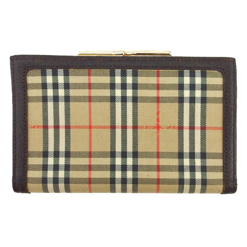 BURBERRY バーバリー がま口 財布 二つ折り レディース メンズ BURBERRY バーバリー がま口 財布 二つ折り レディース メンズ