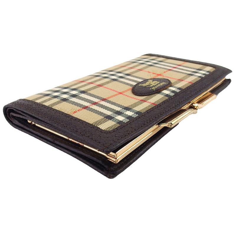 BURBERRY バーバリー がま口 財布 二つ折り レディース メンズ BURBERRY バーバリー がま口 財布 二つ折り レディース メンズ