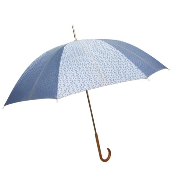 【30％OFFクーポン】セリーヌ CELINE 傘 Cマカダム ブルー ベージュ レディース 中古 | CELINE