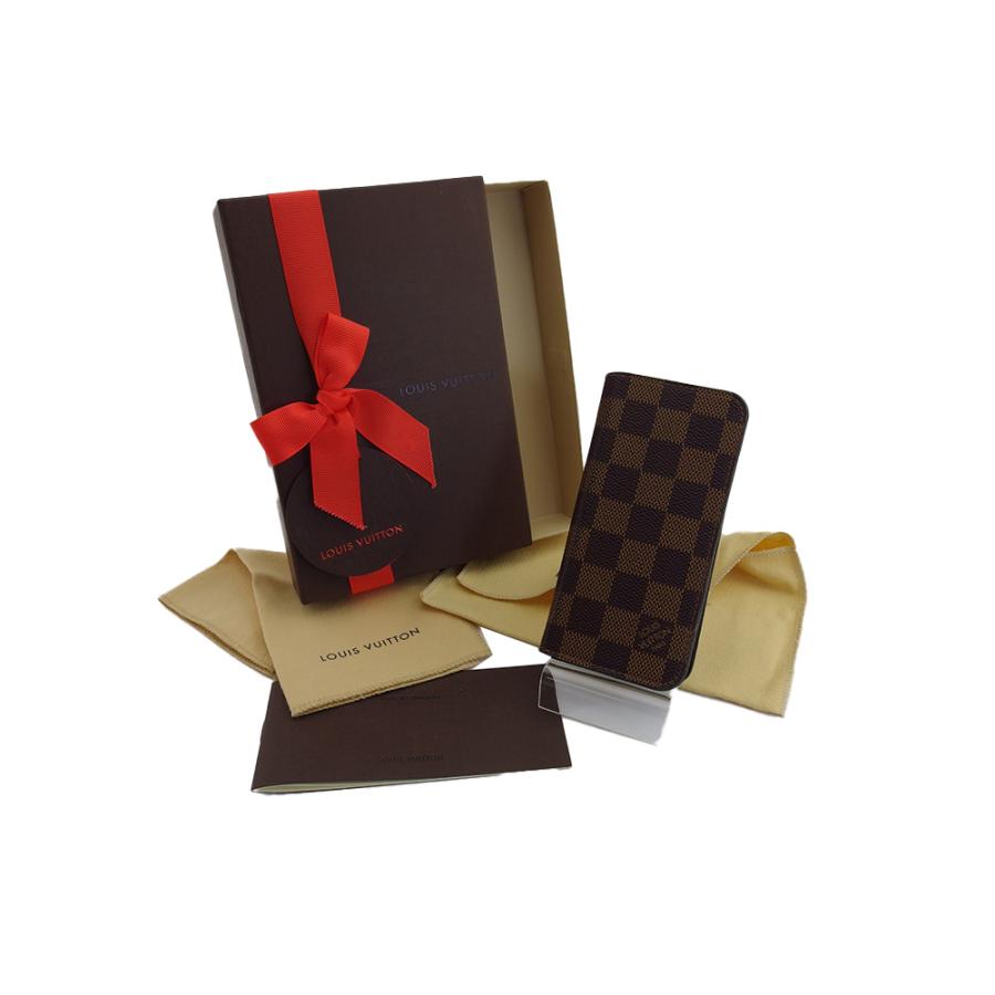 ARP09 ルイヴィトン 美品 ダミエ フォリオ iPhoneケース LOUIS VUITTON（ルイ・ヴィトン） 【30%OFFクーポン】ルイ・ヴィトン