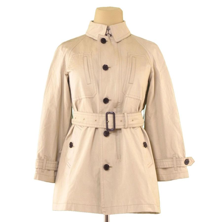 バーバリー コート ボタン＆ジップ レディース ♯140Aサイズ シングル  