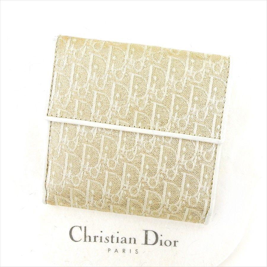Christian Dior ディオール Wホック 財布 二つ折り レディース  