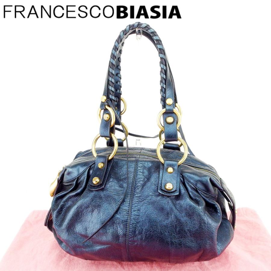 FRANCESCO BIASIA フランチェスコビアジア ハラコ ハンドバッグ
