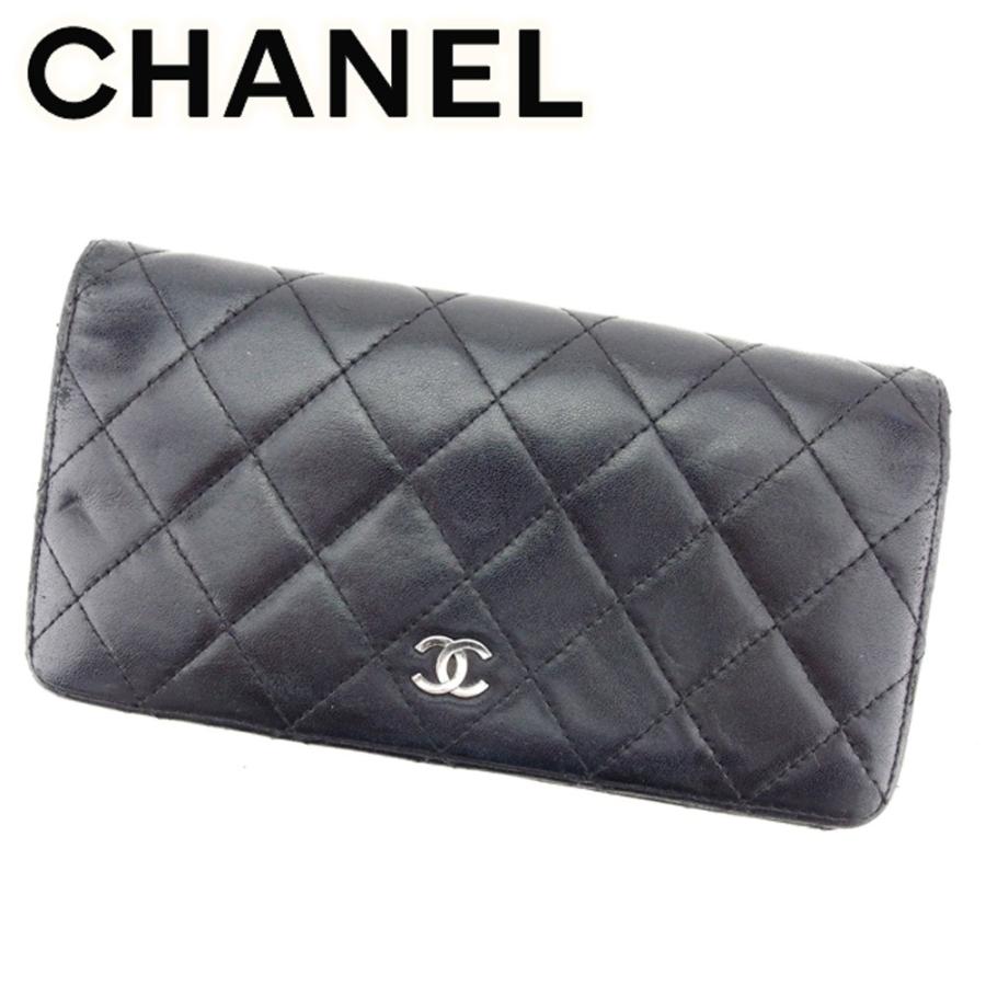 シャネル 長財布 シャネル長財布 財布 ファスナー付き CHANEL 中古 T7065｜branddepot-tokyo