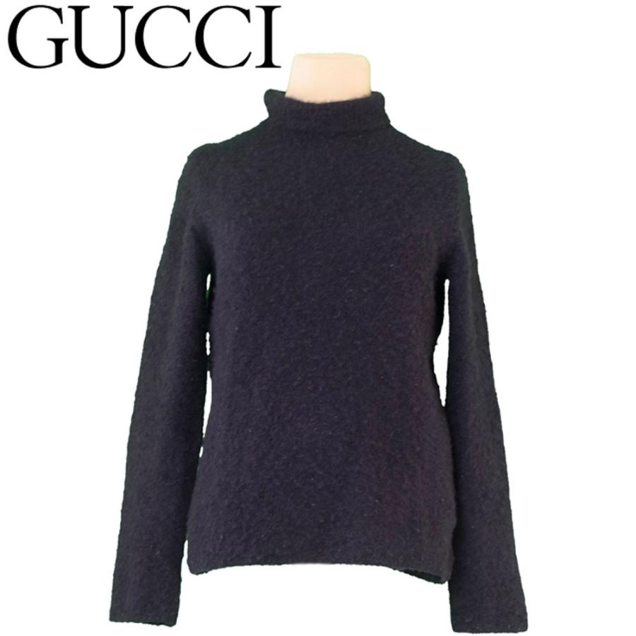 GUCCI グッチ ニット 長袖 レディース ♯Sサイズ タートルネック 