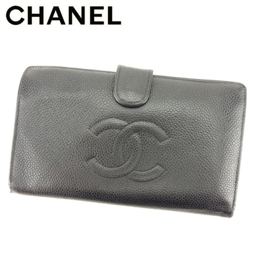 CHANEL シャネル 長財布 がま口 財布 レディース オールドシャネル  