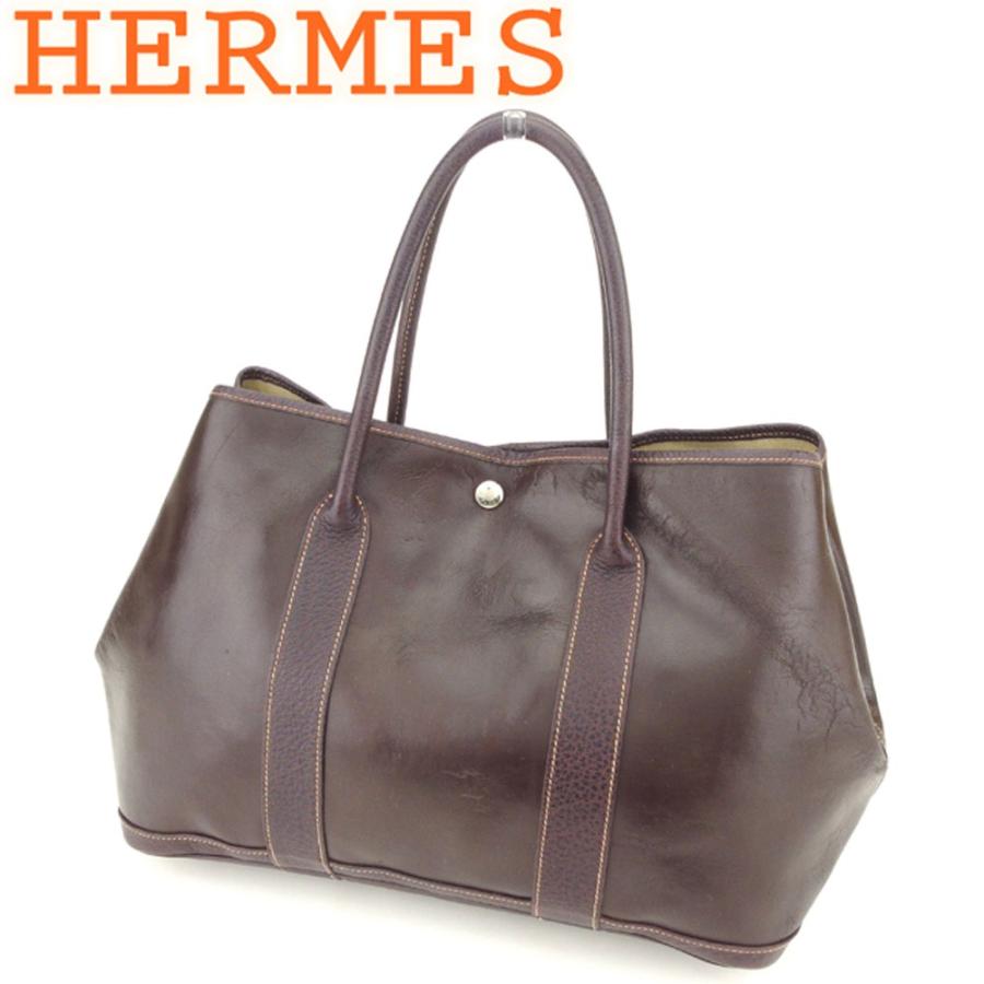 HERMES エルメス トートバッグ ワンショルダー レディース ガーデン 